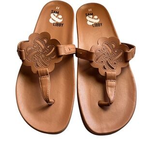 Sam & Libby Women's Tan Sandals